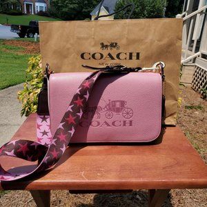 Authentic Coach Rose Jes Messenger Bag